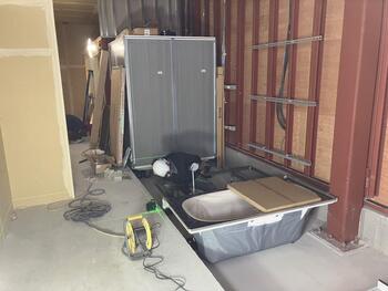 新社屋ストーリー㉓～展示用システムバス設置～