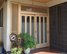 実際に施工された玄関の写真2