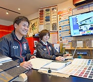 カラーシミュレーションご相談の様子